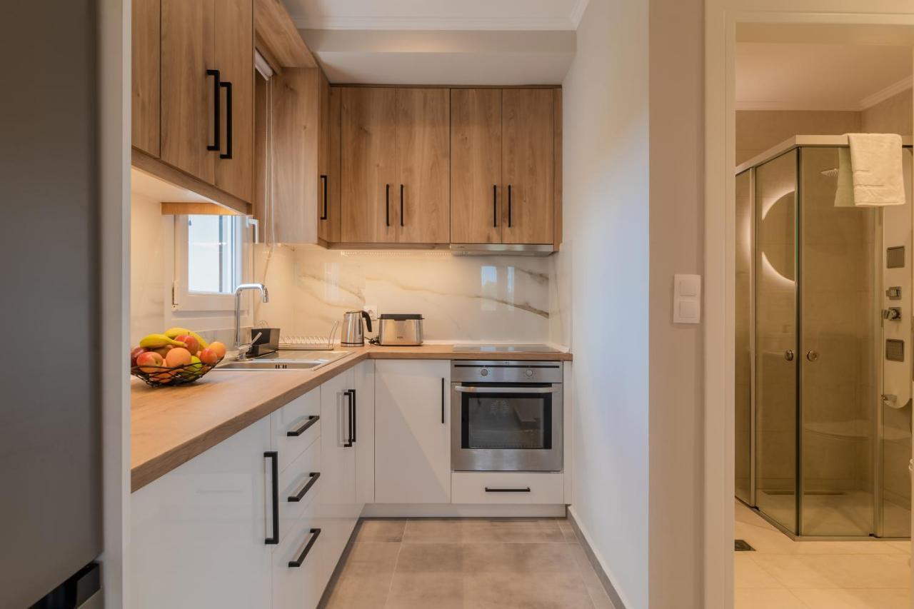 Melena Premium Suites โรดา ภายนอก รูปภาพ